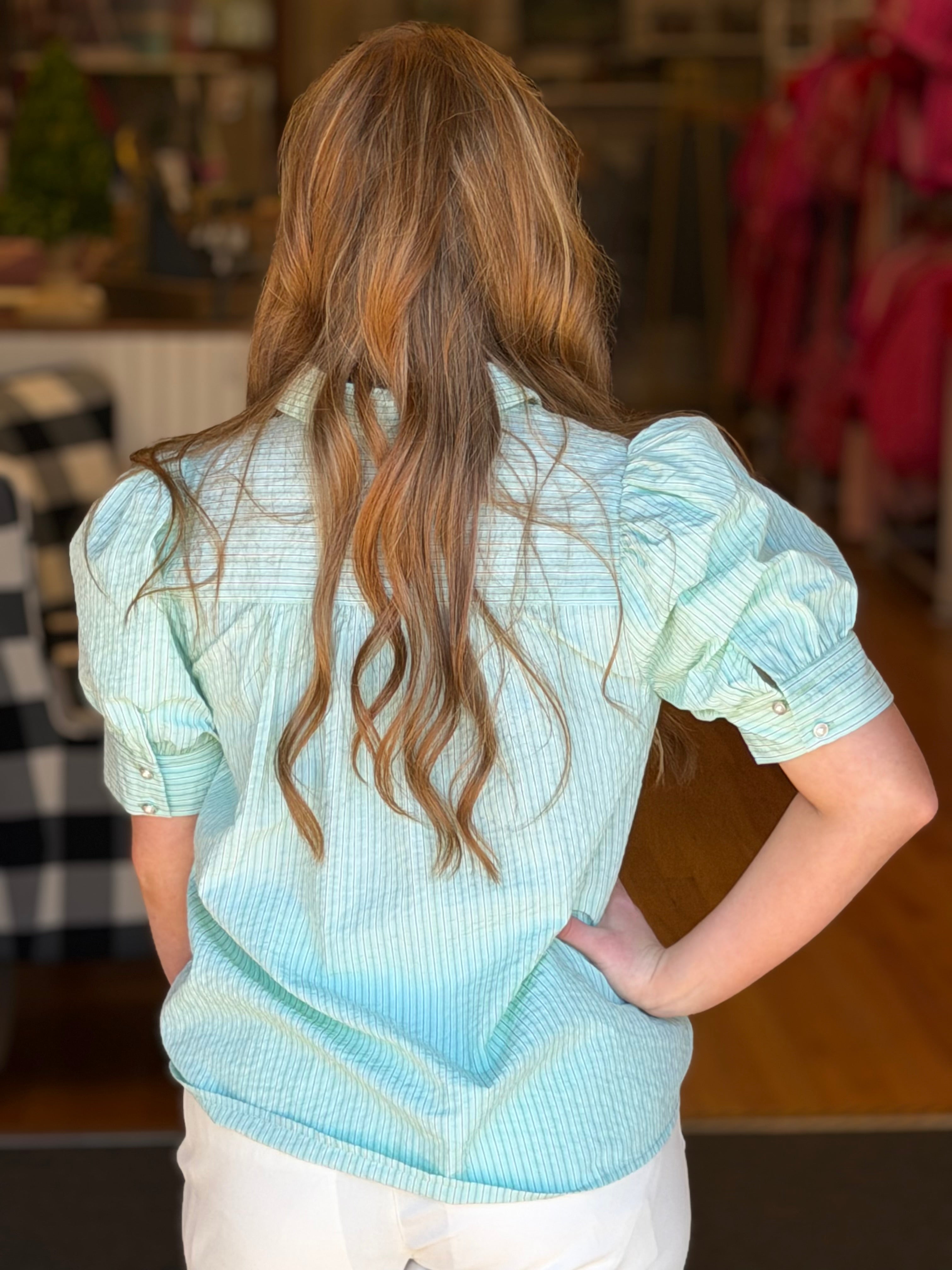 Sounds of Spring Top - Mint