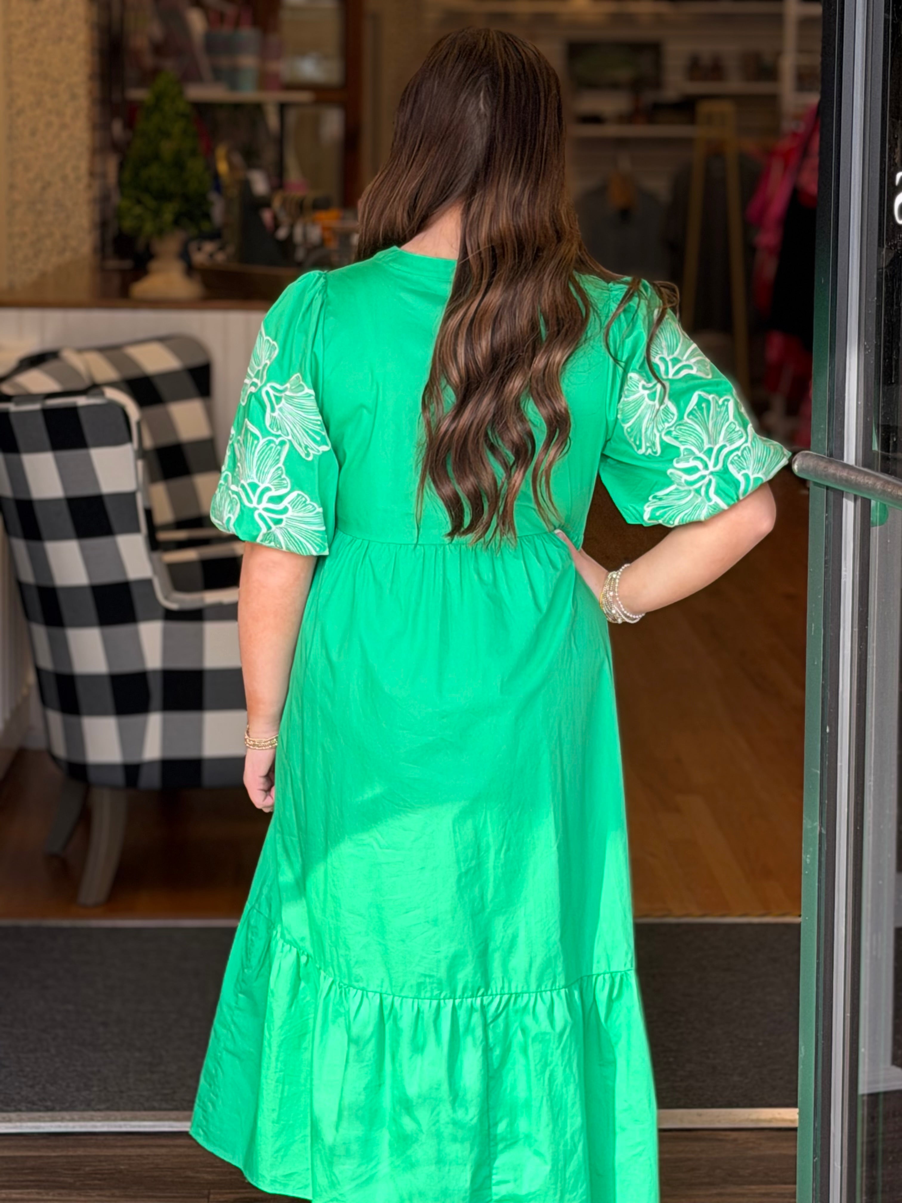 The Jessica Dress - Green