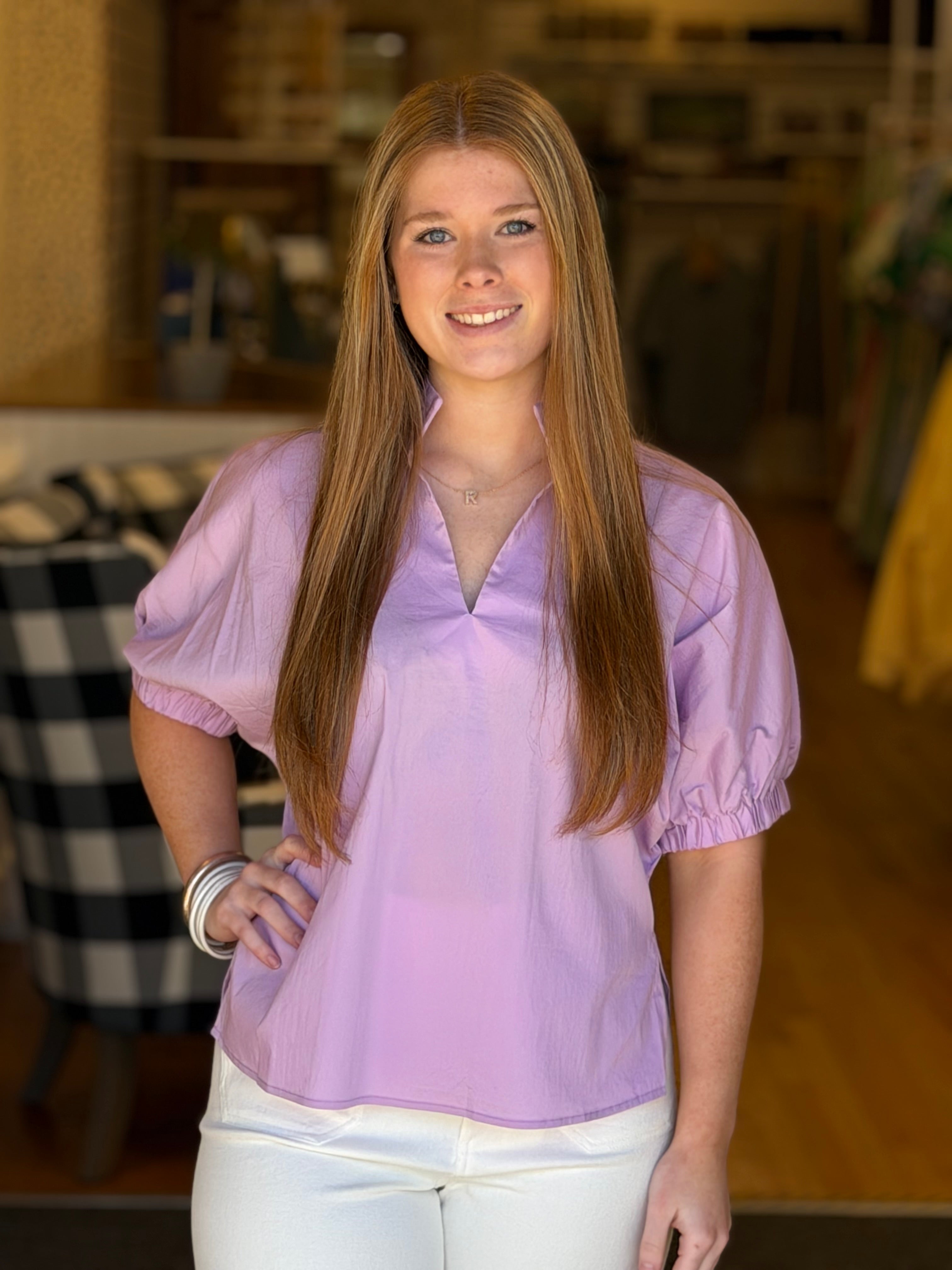 Any Occasion Top - Lavender