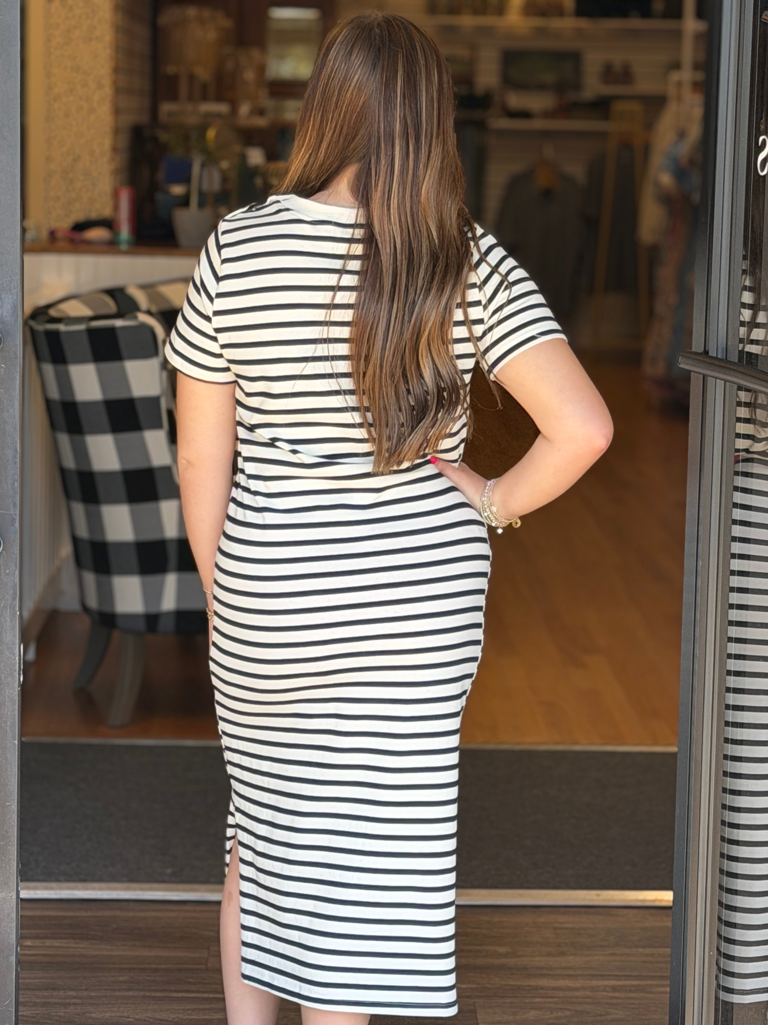 The Amy Dress - Navy