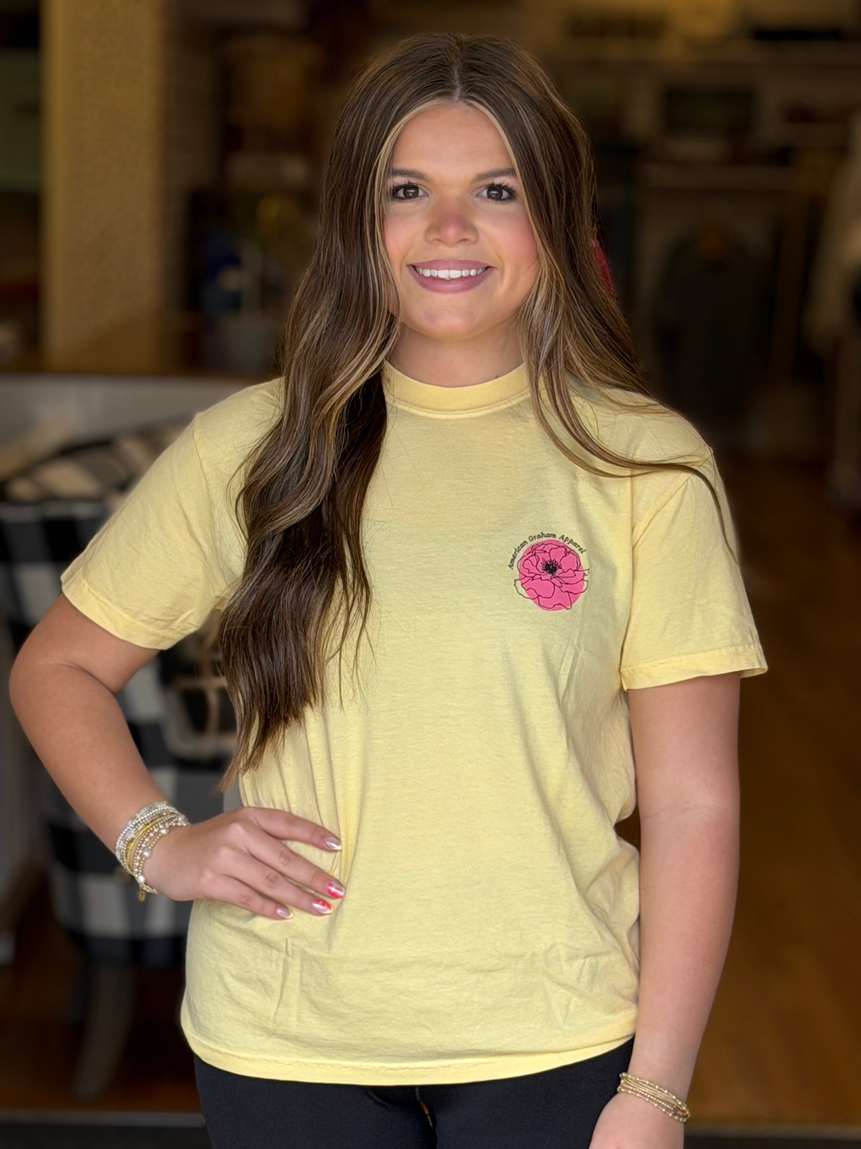 American Graham Petal & Promise Tee - Yellow