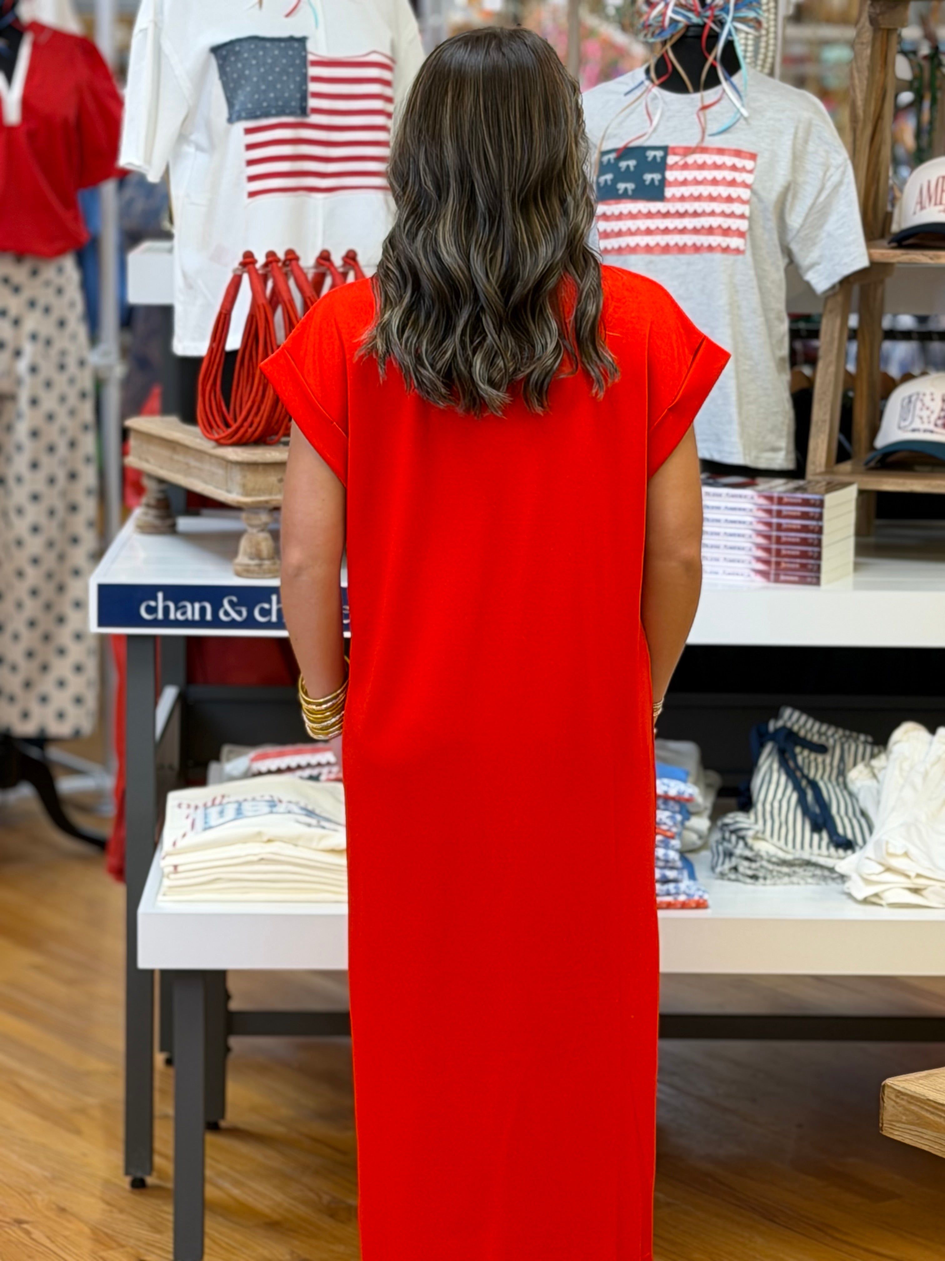 The Mandy Dress - Red