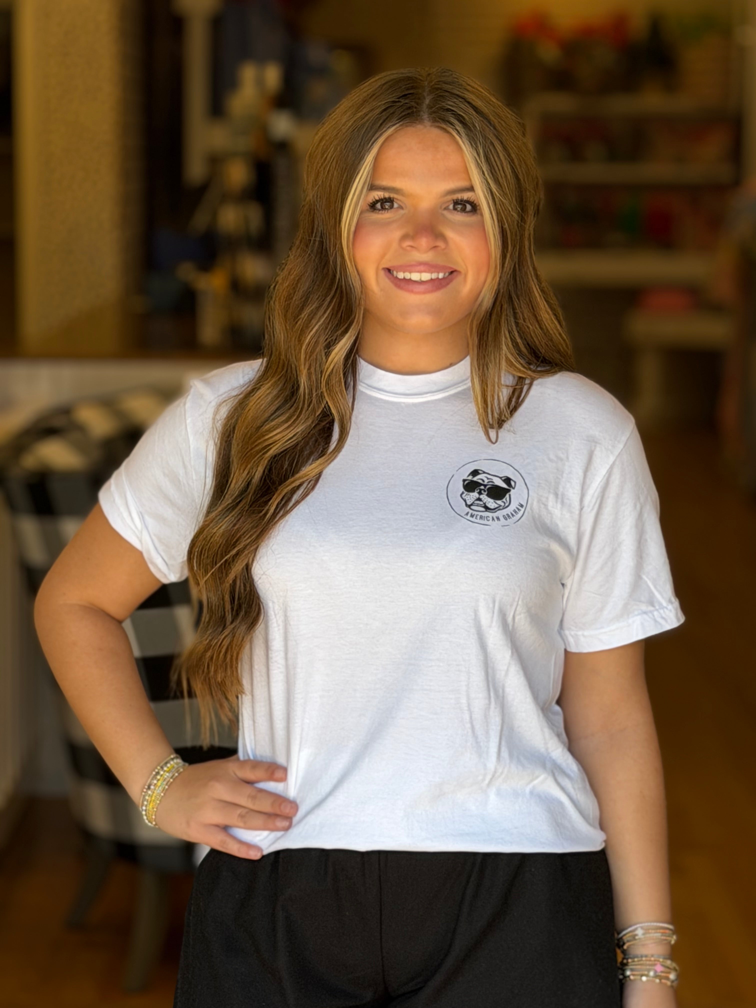 American Graham Classic Game Day Tee - White