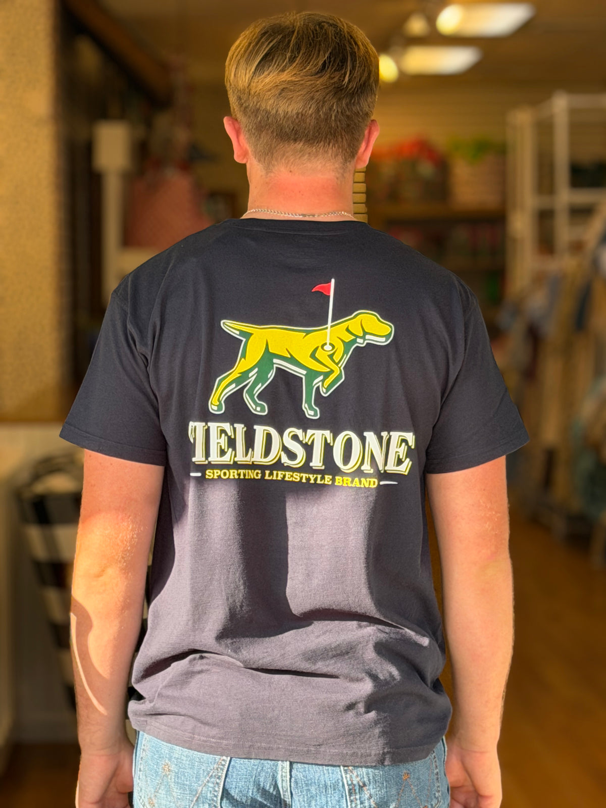 Fieldstone Logo Pin Tee