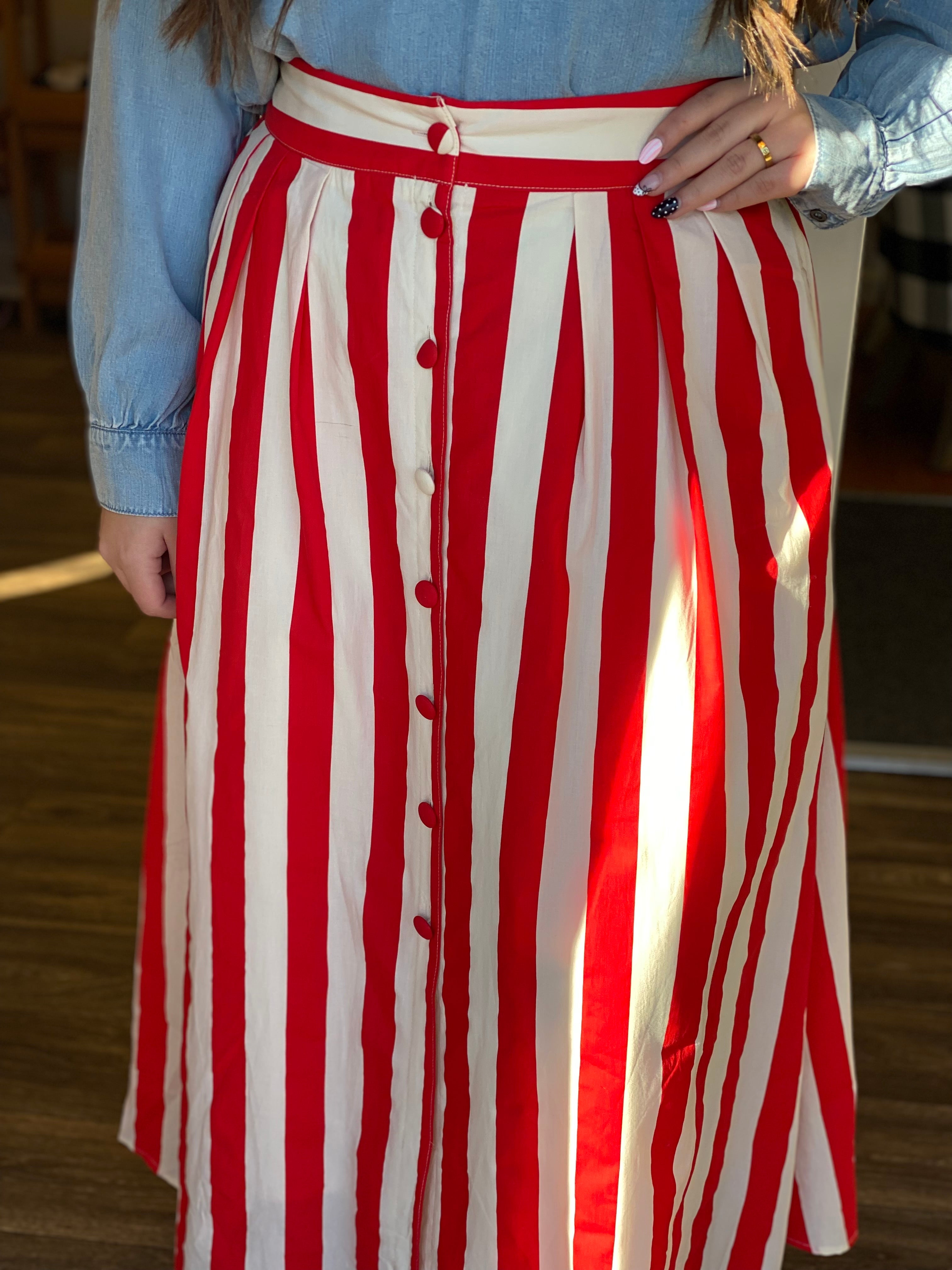 Super Style Skirt - Red