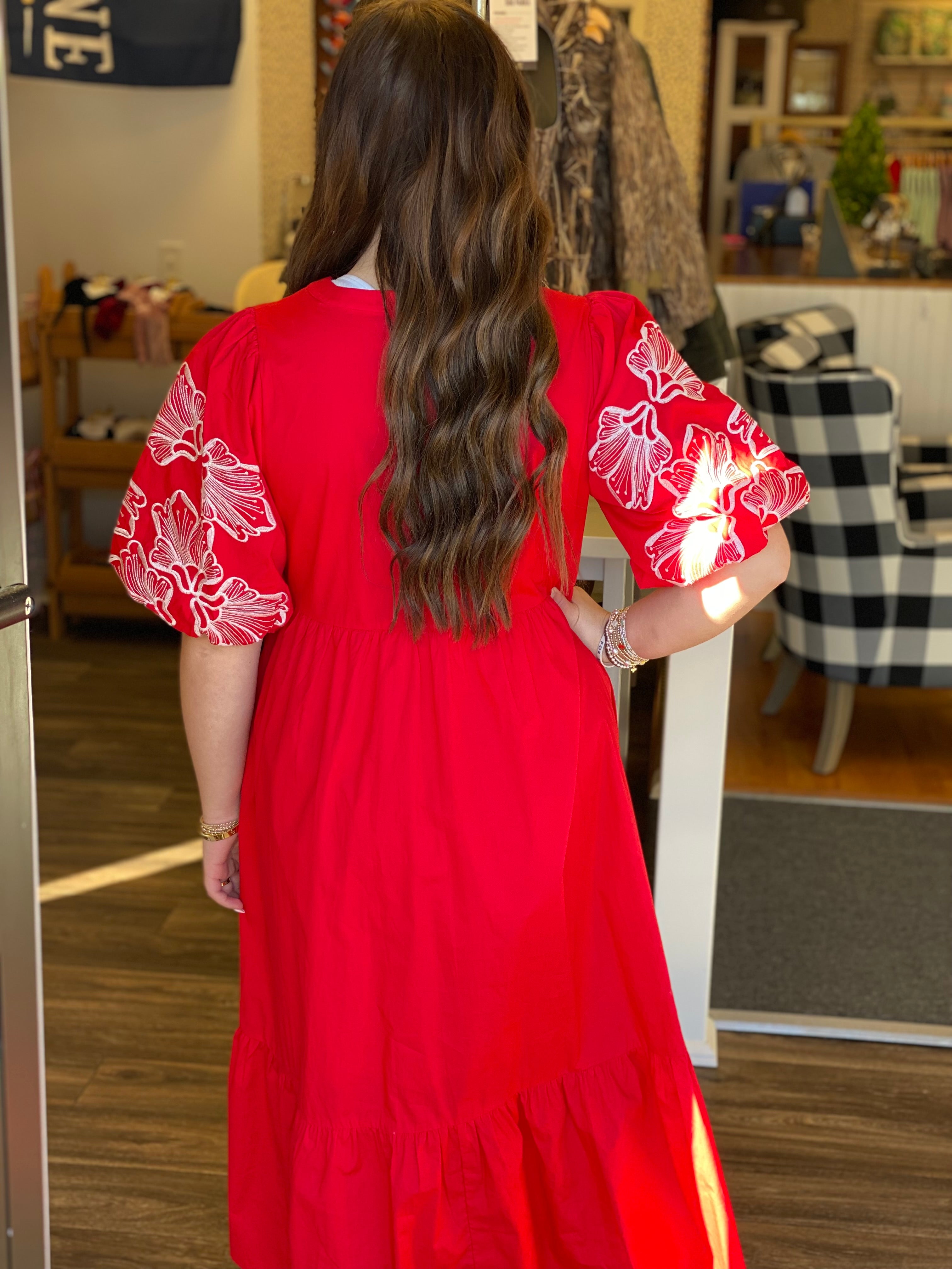 The Jessica Dress - Red