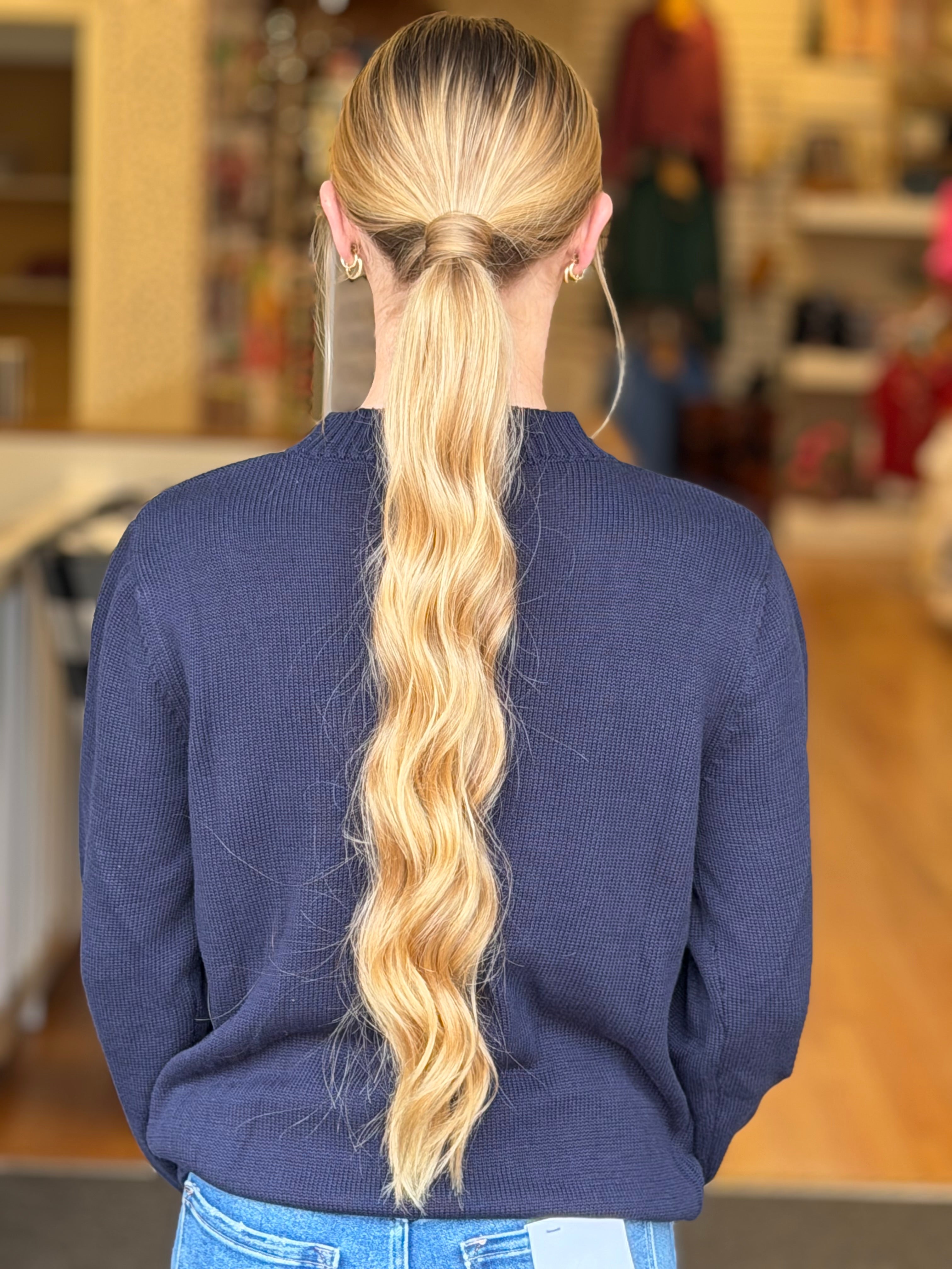 Simply Southern Navy American Flag Sweater