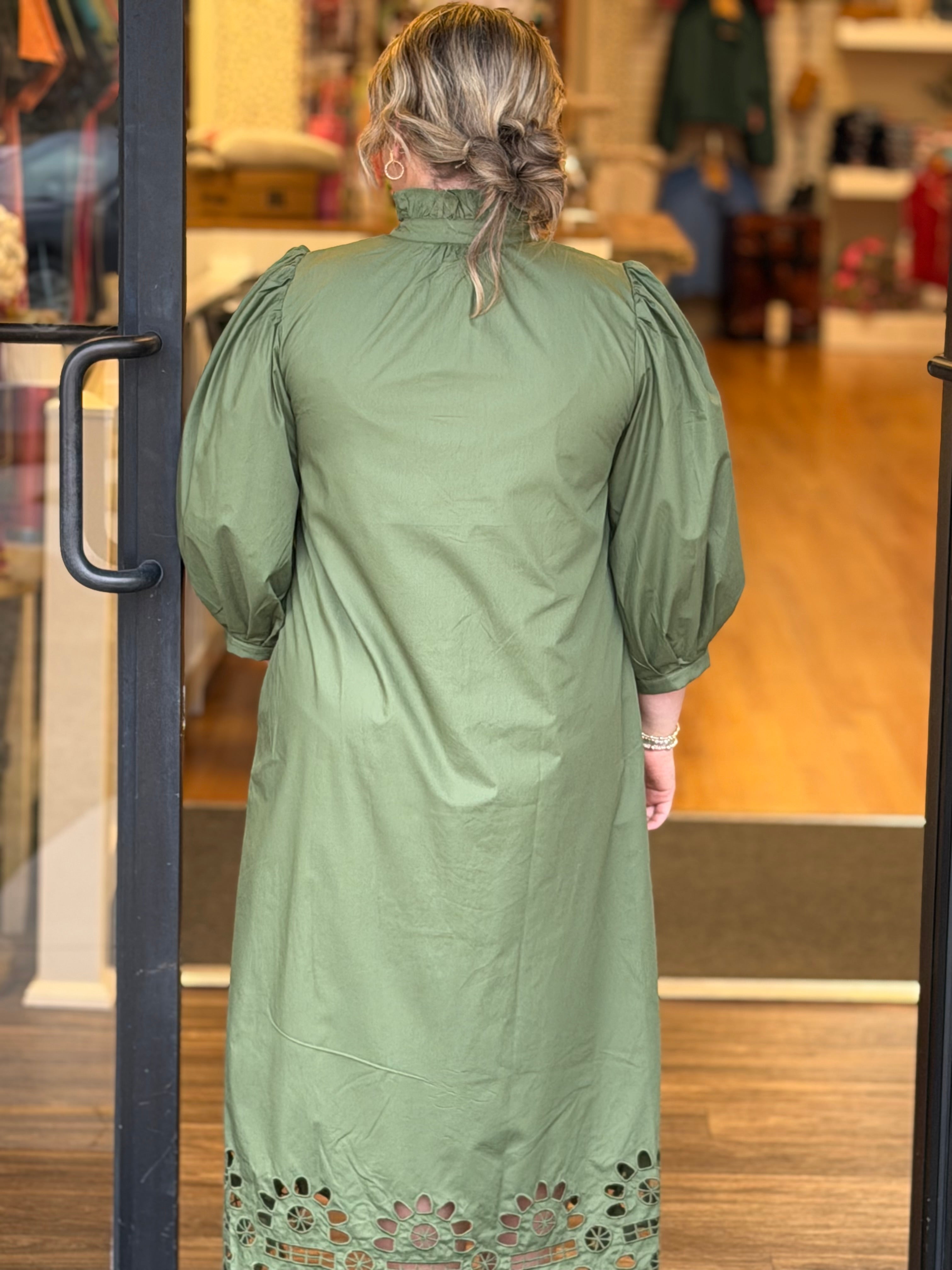 The Lisa Dress- Olive