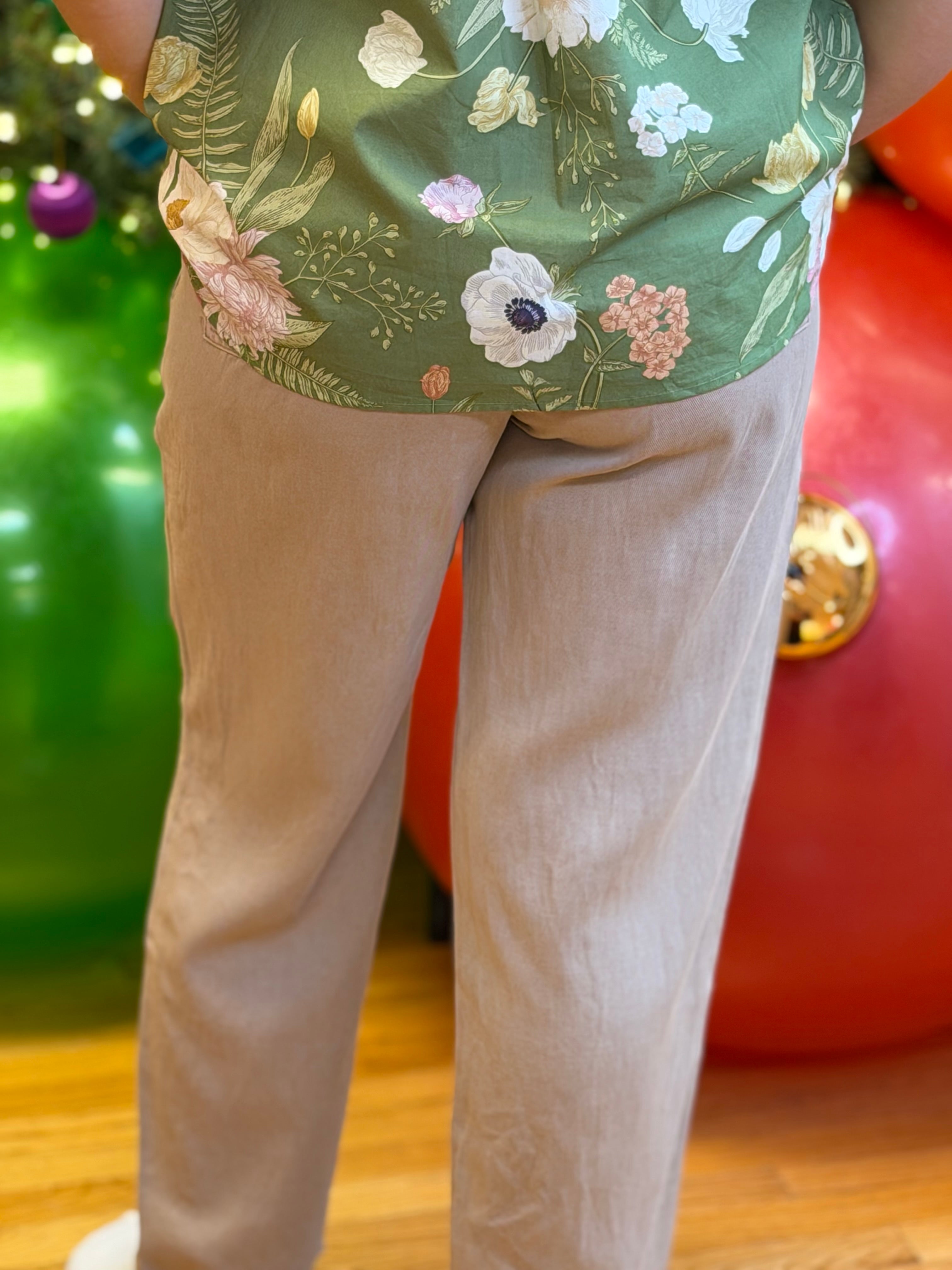 Be Cool Tapered Pants - Mauve