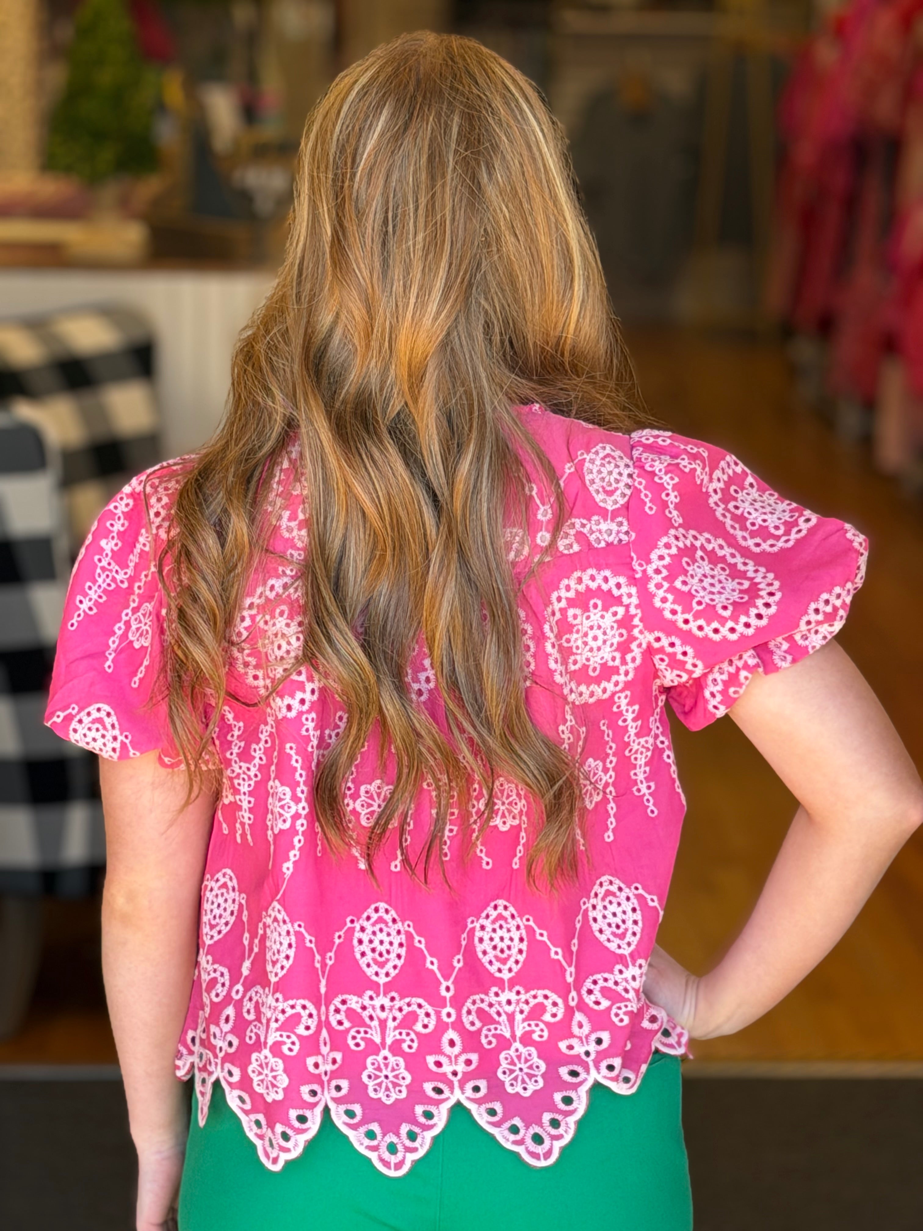 Sweet Springtime Top - Pink