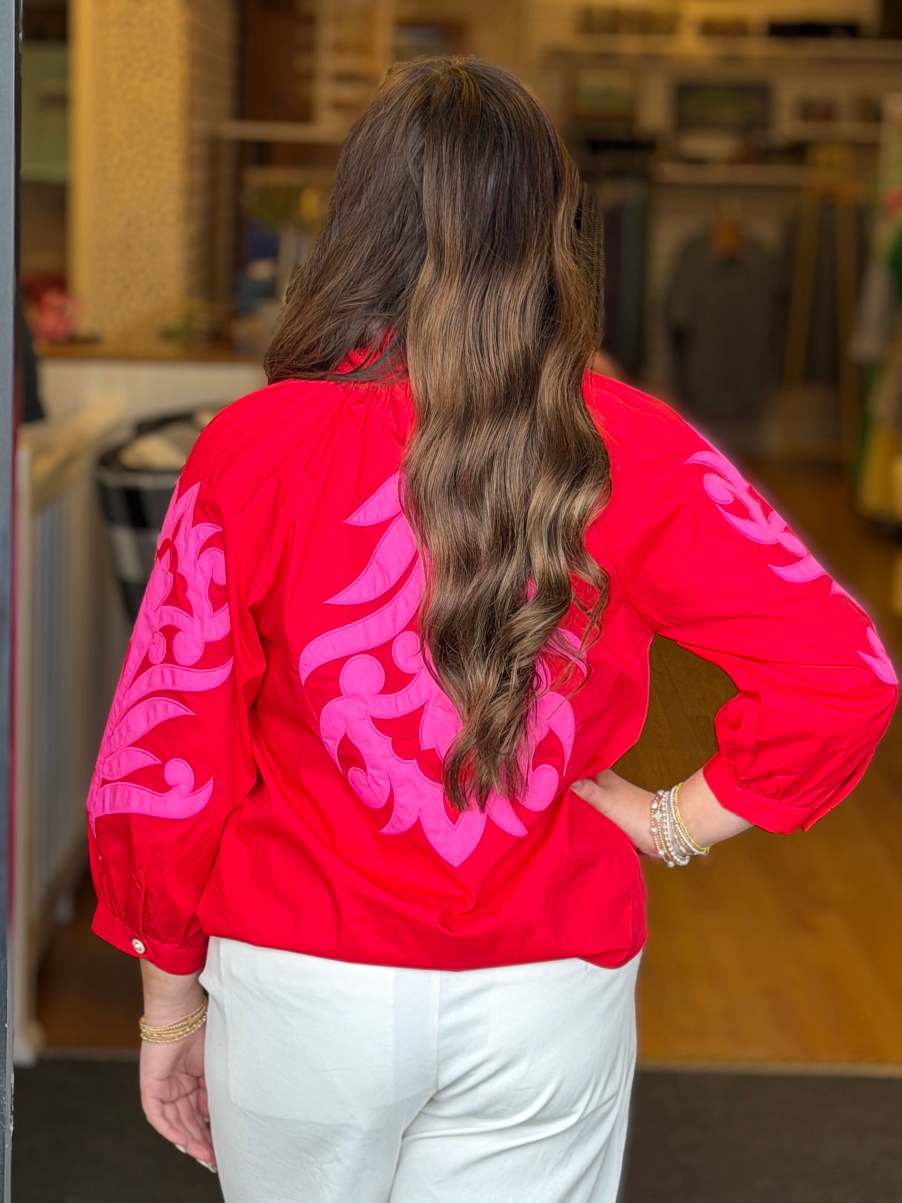 The Ashley Top - Red
