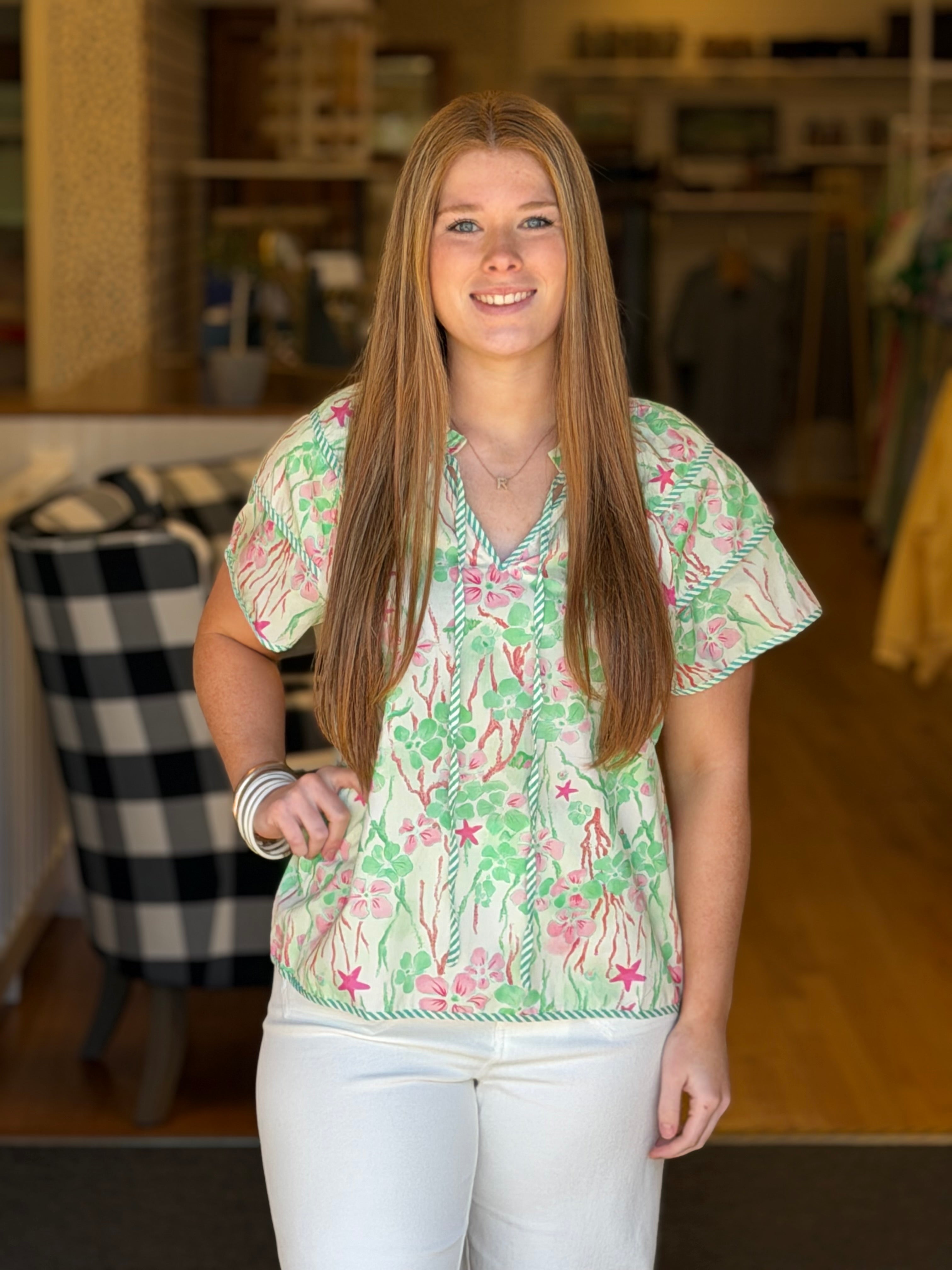 Seashells and Sunsets Top