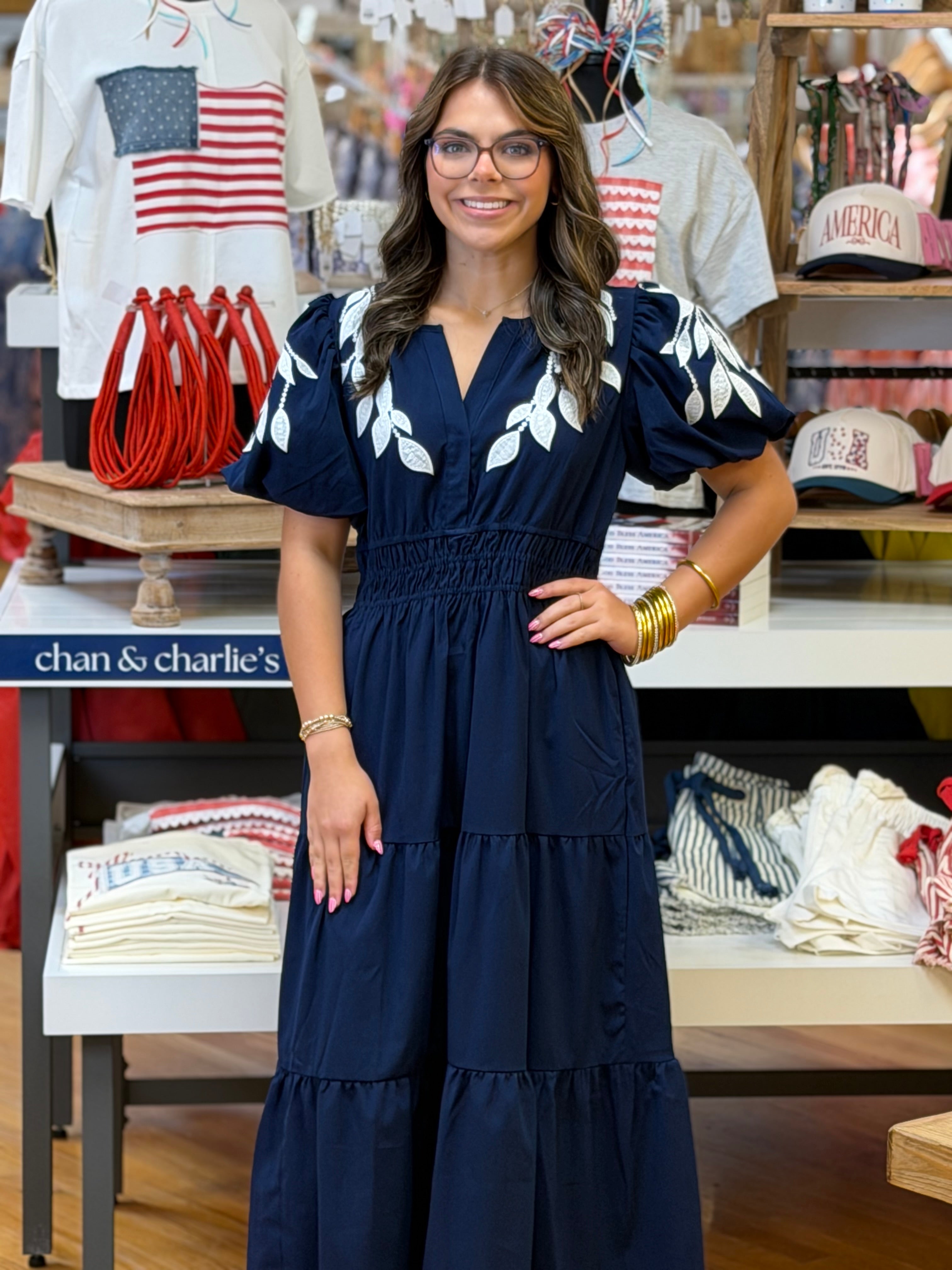 The April Dress - Navy