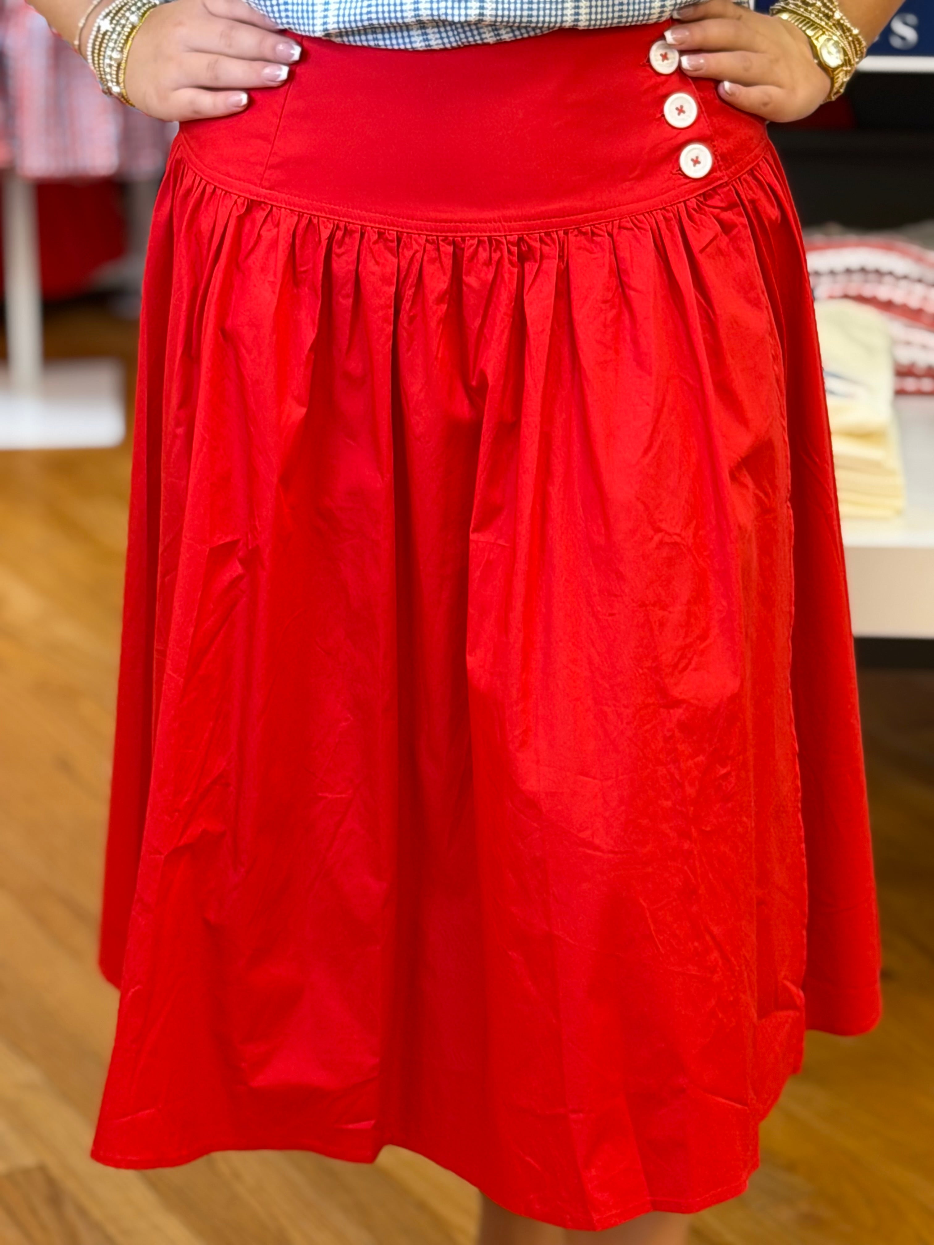 Daydreams Skirt - Red