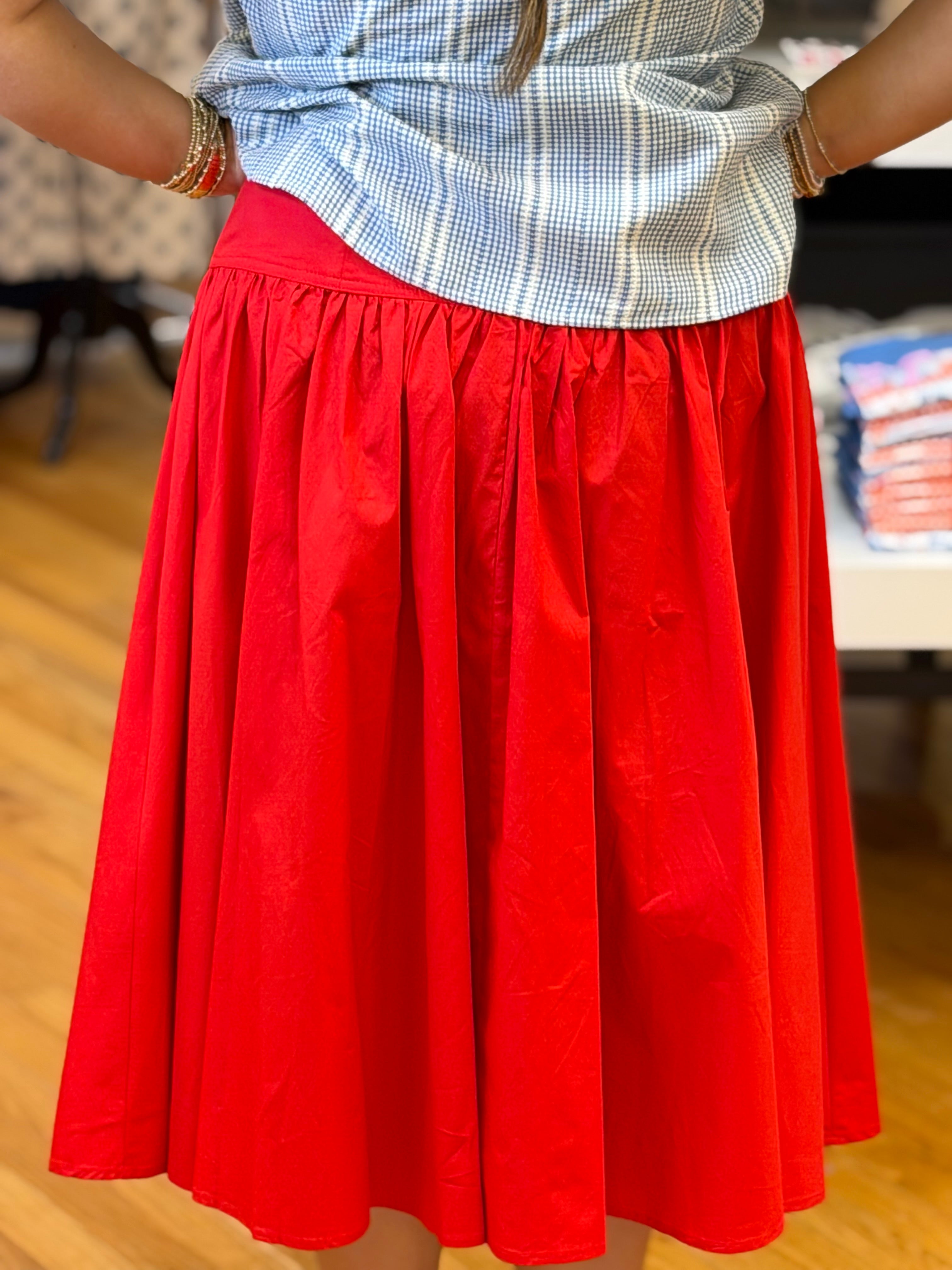 Daydreams Skirt - Red