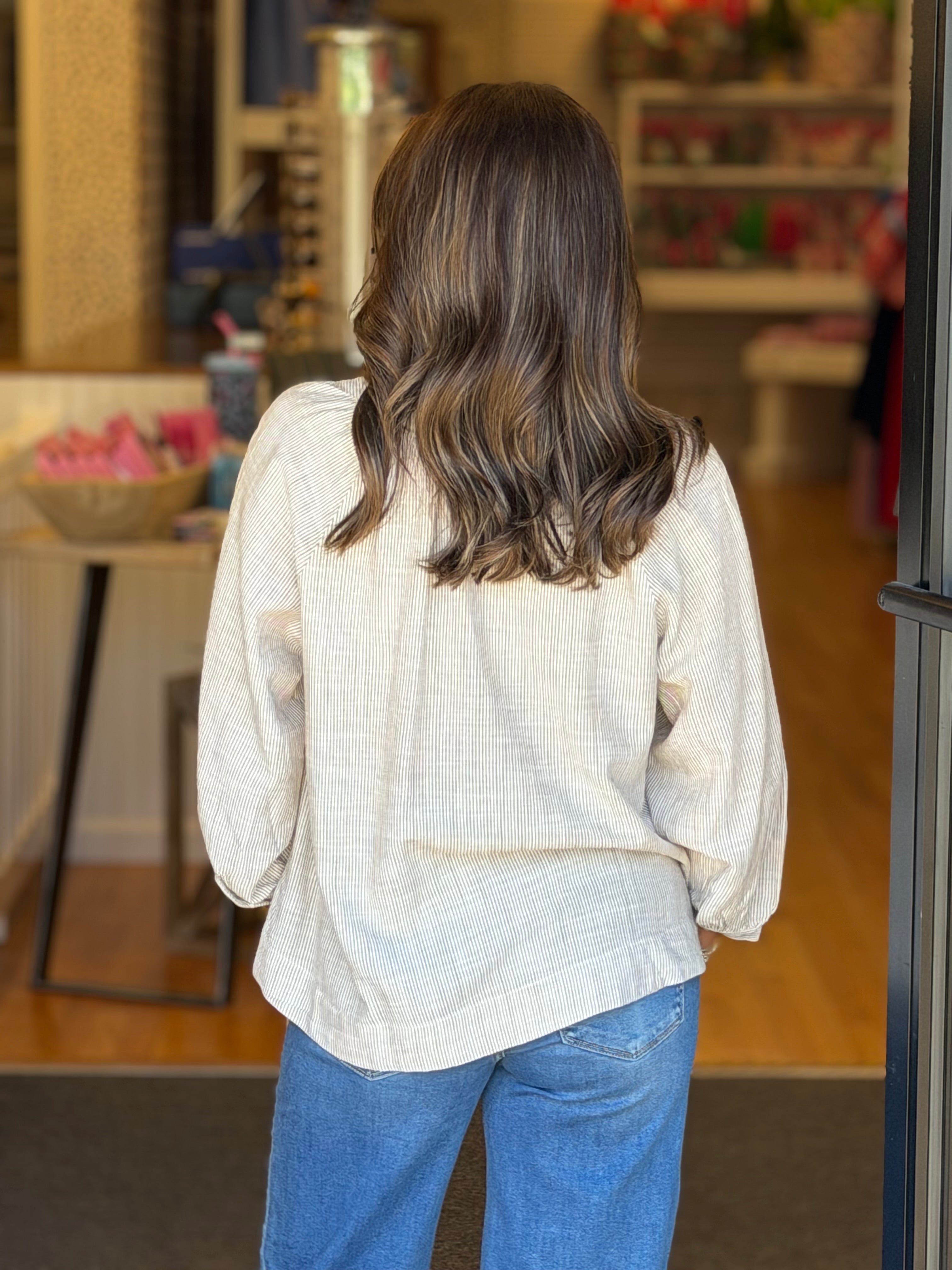 Casual Spring Top - Khaki