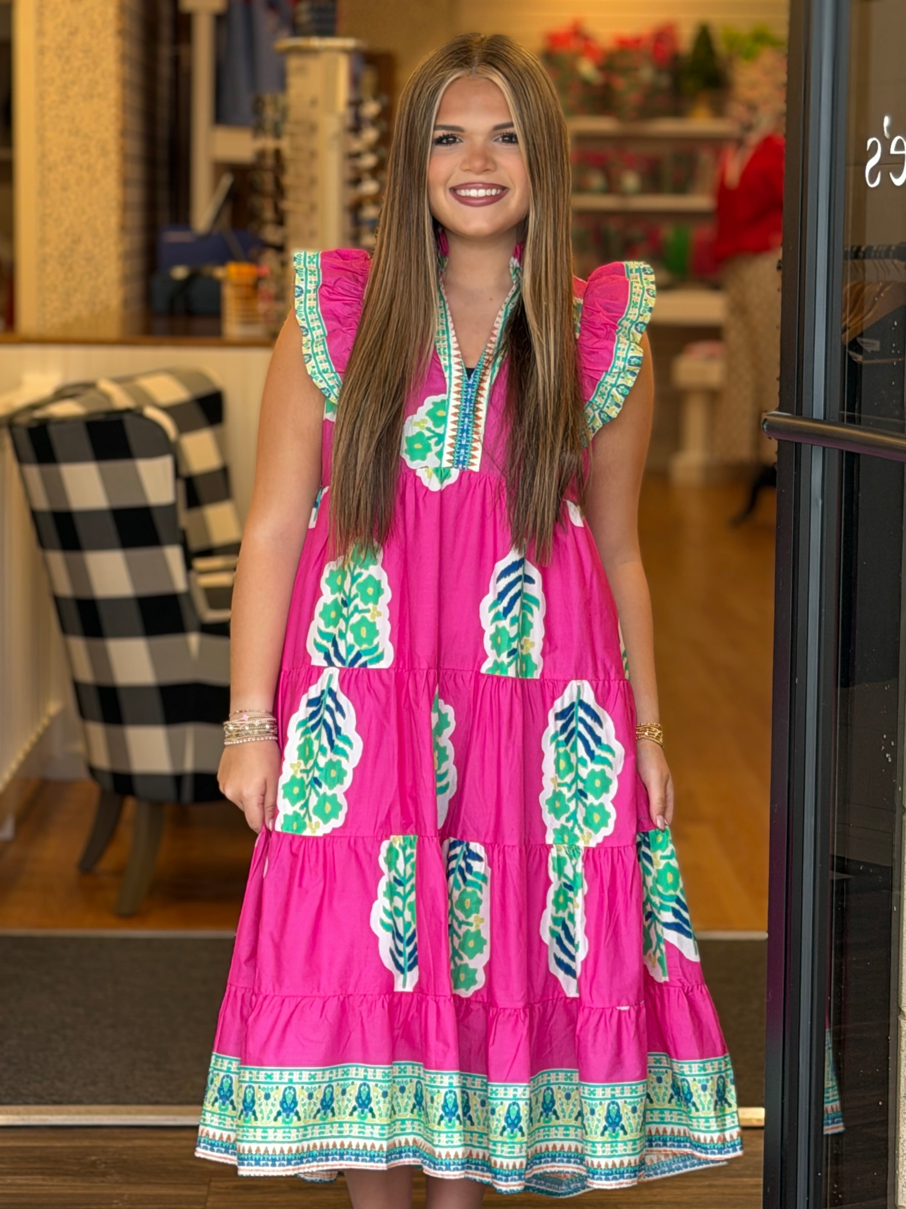 The Eliza Dress - Pink