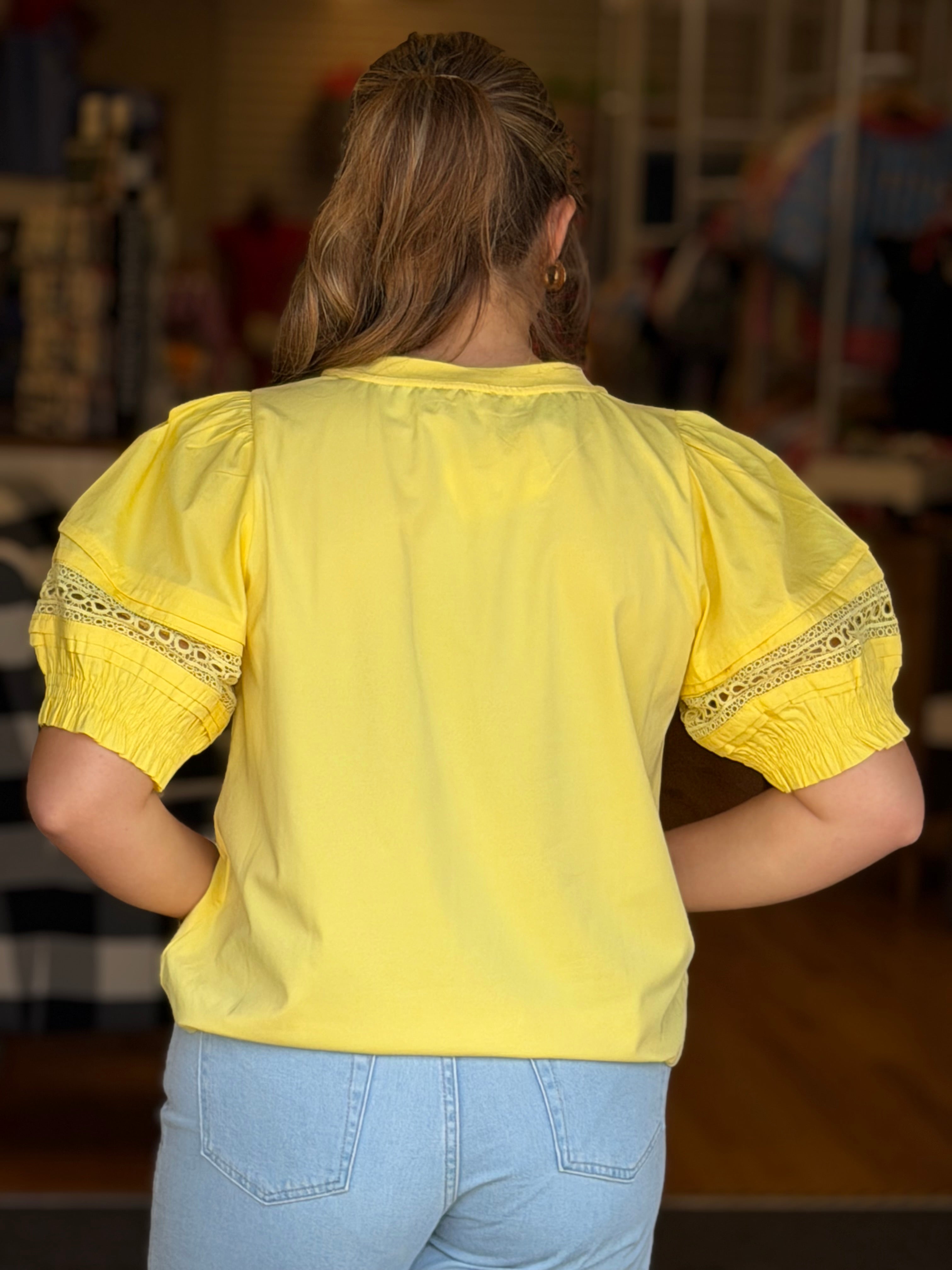 Sunny Days Top - Yellow