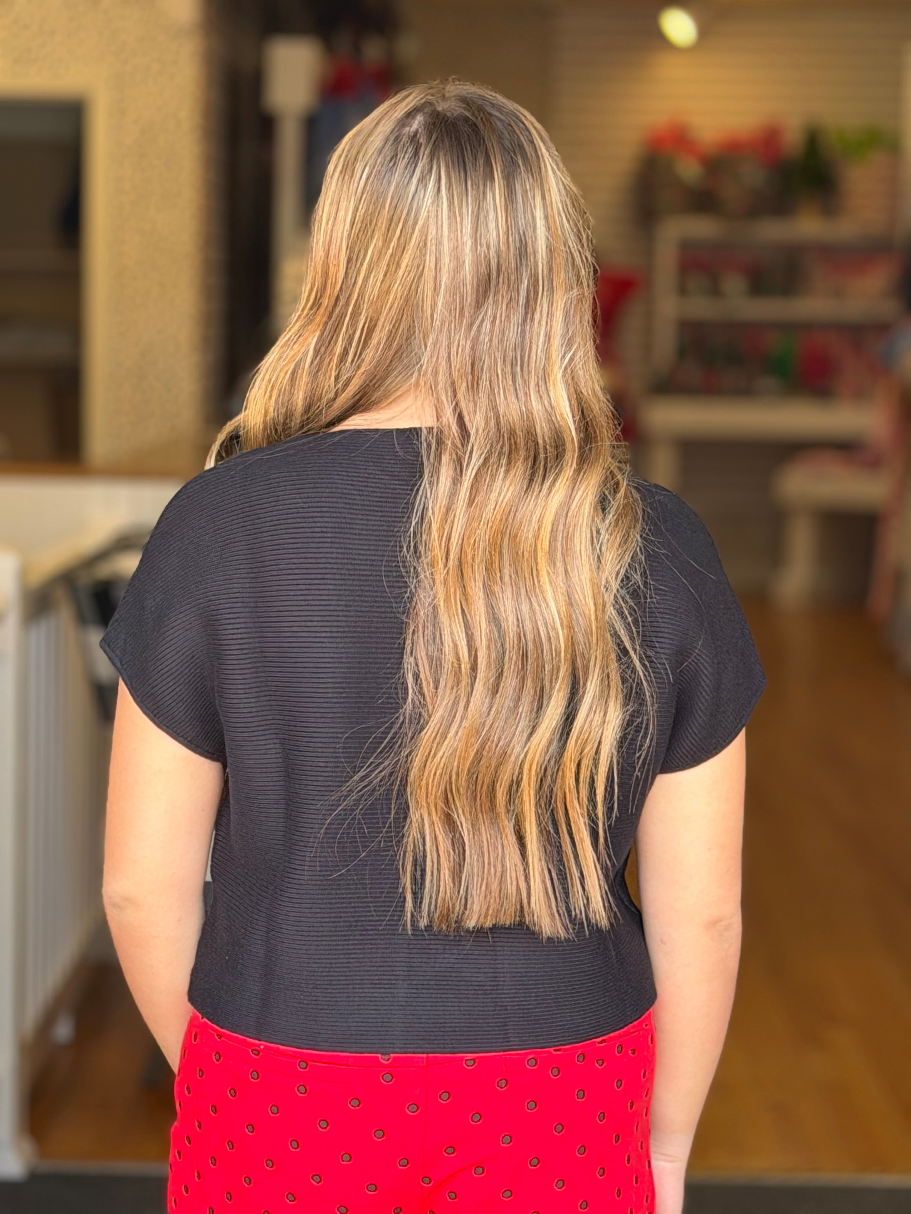 Feels Like Fall Sweater - Black