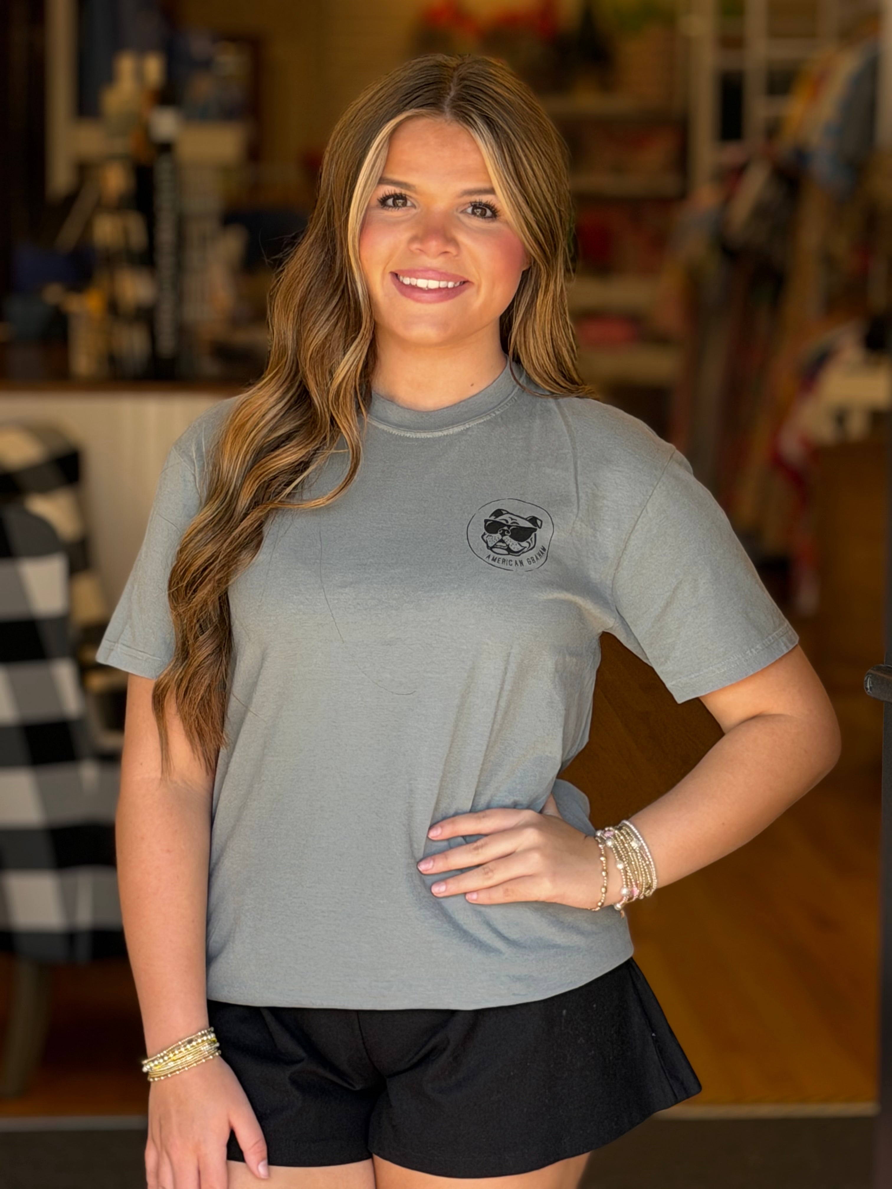 American Graham Classic Game Day Tee - Grey