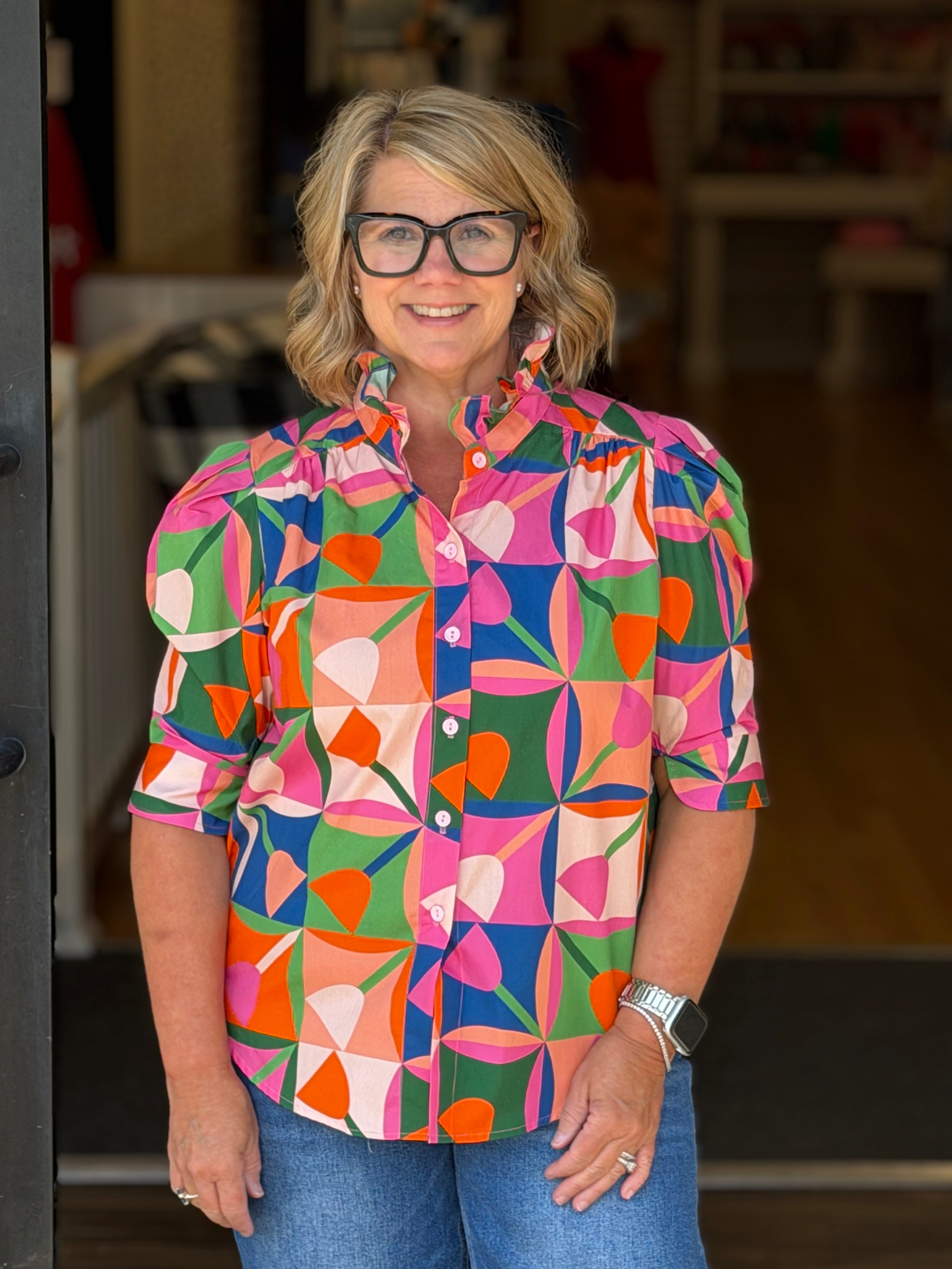 Adrienne Jodie Bloomscape Top
