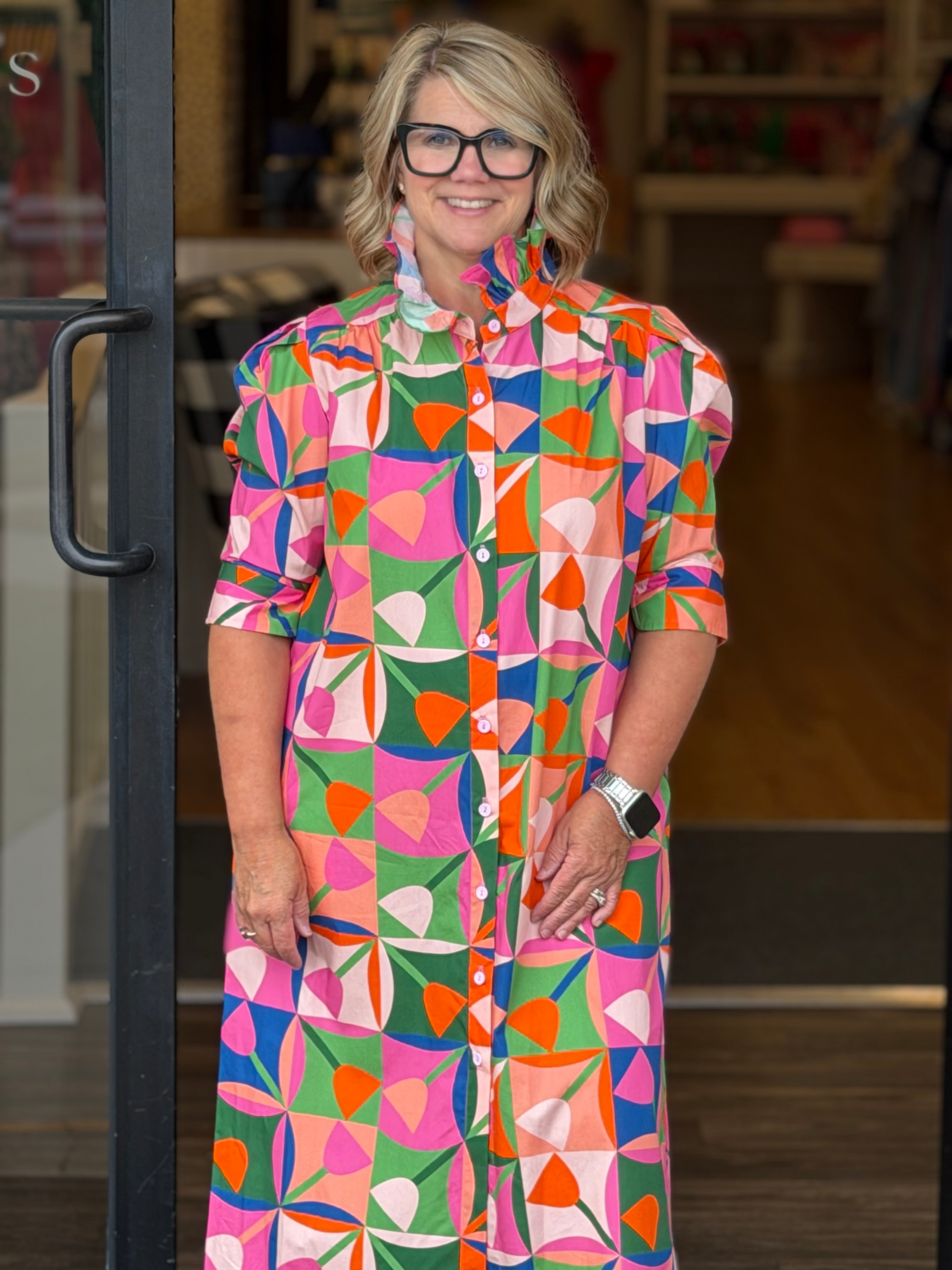 Adrienne Nina Dress in Bloomscape