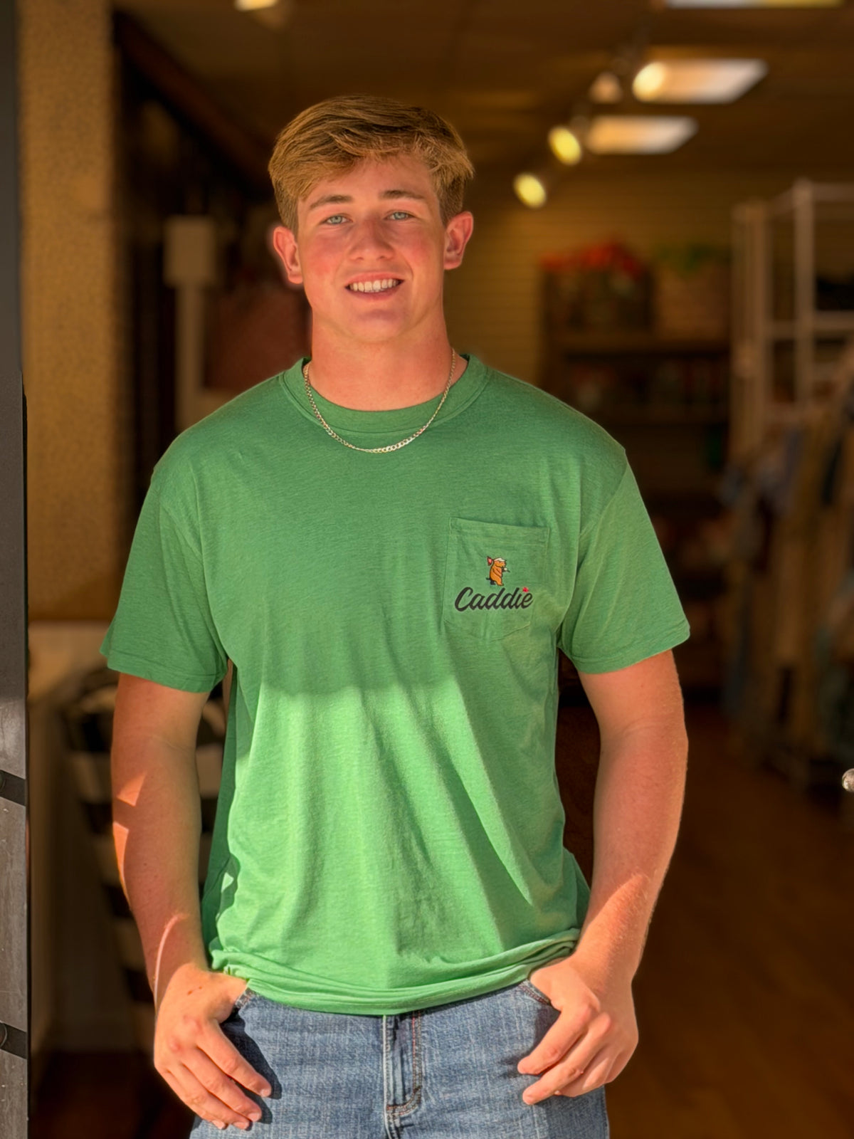 Caddie Club Retriever Tee - Green