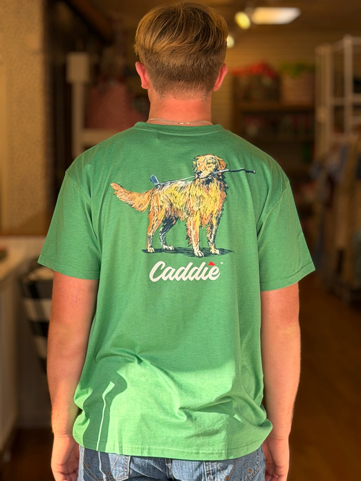 Caddie Club Retriever Tee - Green