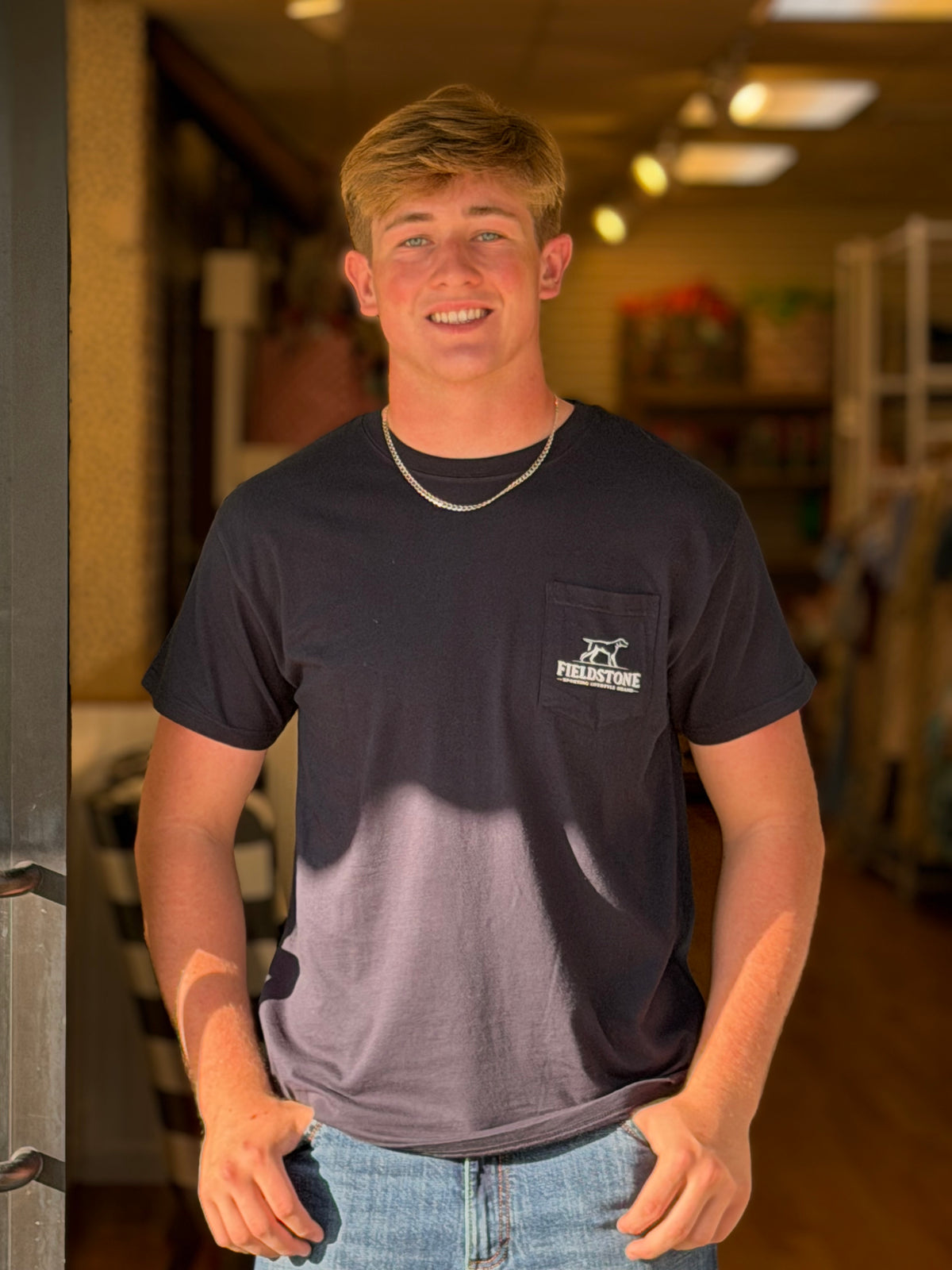 Fieldstone Logo Pin Tee